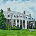 Delta Upsilon Painting by Charlotte Blanchard Delta Upsilon Painting by Charlotte Blanchard