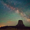 Devils Tower Lights Photograph by Greni Graph Devils Tower Lights Photograph by Greni Graph