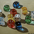 Dice Greeting Card for Sale by Doug Strickland