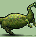 Dinosaur Painting by Kevin Middleton Dinosaur Painting by Kevin Middleton