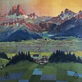 Dobbiaco Dolomiti - Italian Dolomites - Vintage Travel Poster Painting by Studio Grafiikka Dobbiaco Dolomiti - Italian Dolomites - Vintage Travel Poster Painting by Studio Grafiikka