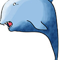 Dolphin Blue Digital Art by Piotr Dulski Dolphin Blue Digital Art by Piotr Dulski