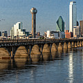Downtown Dallas Bridge by Tamyra Ayles