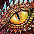 Dragon Eye Drawing by Aaron Spong Dragon Eye Drawing by Aaron Spong