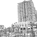 Drawing the building by Michelle Powell Drawing the building by Michelle Powell
