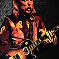 Duane Allman Digital Art by Hoolst Design Duane Allman Digital Art by Hoolst Design