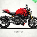 Ducati Monster Digital Art by Mark Rogan Ducati Monster Digital Art by Mark Rogan