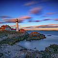 Dusk At Portland Head Lighthouse by Rick Berk Dusk At Portland Head Lighthouse by Rick Berk