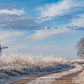 Dutch windmill in winter Photograph by Casper Cammeraat Dutch windmill in winter Photograph by Casper Cammeraat