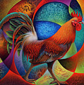 Dynamic Rooster - 3D Painting by Ricardo Chavez-Mendez Dynamic Rooster - 3D Painting by Ricardo Chavez-Mendez