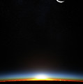 Earth Sunrise Through Atmoshere by Johan Swanepoel Earth Sunrise Through Atmoshere by Johan Swanepoel