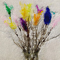 Easter Tree- Abstract Art by Linda Woods Painting by Linda Woods Easter Tree- Abstract Art by Linda Woods Painting by Linda Woods