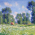 Effect of Spring at Giverny Painting by Claude Monet Effect of Spring at Giverny Painting by Claude Monet