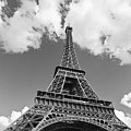 Eiffel Tower - Black and White Photograph by Melanie Alexandra Price Eiffel Tower - Black and White Photograph by Melanie Alexandra Price