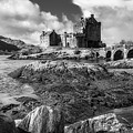 Eilean Donan Castle in black and white Photograph by Holly Ross Eilean Donan Castle in black and white Photograph by Holly Ross
