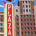 El Paso Plaza Hotel and Plaza Theatre Sign Photograph by SR Green El Paso Plaza Hotel and Plaza Theatre Sign Photograph by SR Green
