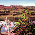 Elizabeth at Groton Lake Painting by Marie Witte Elizabeth at Groton Lake Painting by Marie Witte