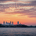Ellis Island at Sunset by Frank Mari