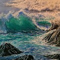 Emerald Sea Painting by Esperanza Creeger Emerald Sea Painting by Esperanza Creeger