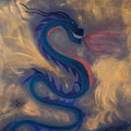 Enter the Dragon Painting by Artist Linda Marie Enter the Dragon Painting by Artist Linda Marie