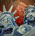 Escape on Tears of Love and Liberty Painting by Saundra Johnson Escape on Tears of Love and Liberty Painting by Saundra Johnson