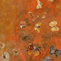 Evocation of Butterflies Painting by Odilon Redon Evocation of Butterflies Painting by Odilon Redon
