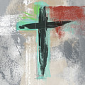 Expressionist Cross 3- Art by Linda Woods Mixed Media by Linda Woods Expressionist Cross 3- Art by Linda Woods Mixed Media by Linda Woods