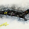 F-4 Phantom Black Mike Digital Art by Airpower Art F-4 Phantom Black Mike Digital Art by Airpower Art