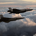 F22 with F35 Digital Art by Airpower Art F22 with F35 Digital Art by Airpower Art