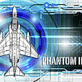 F4 Phantom Blueprint Digital Art by Airpower Art F4 Phantom Blueprint Digital Art by Airpower Art