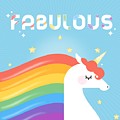 Fabulous Sparkling Rainbow Unicorn by Little Bunny Sunshine Fabulous Sparkling Rainbow Unicorn by Little Bunny Sunshine