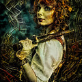 Facilitatress Mixed Media by Lilia D Facilitatress Mixed Media by Lilia D