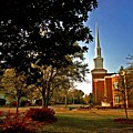 Fairhope Alabama Church Painting by Michael Thomas Fairhope Alabama Church Painting by Michael Thomas