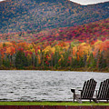 Fall foliage at Noyes Pond Photograph by Jeff Folger Fall foliage at Noyes Pond Photograph by Jeff Folger