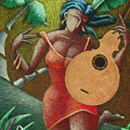 Fantasia Boricua Painting by Oscar Ortiz Fantasia Boricua Painting by Oscar Ortiz