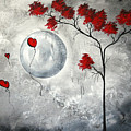 Far Side of the Moon by MADART Painting by Megan Aroon Far Side of the Moon by MADART Painting by Megan Aroon