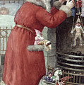 Father Christmas Painting by Karl Roger Father Christmas Painting by Karl Roger