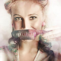 Female Beauty Salon Hairdresser Creating Hairstyle by Jorgo Photography - Wall Art Gallery Female Beauty Salon Hairdresser Creating Hairstyle by Jorgo Photography - Wall Art Gallery