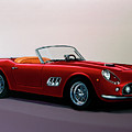 Ferrari 250 GT California Spyder 1957 Painting Painting by Paul Meijering Ferrari 250 GT California Spyder 1957 Painting Painting by Paul Meijering