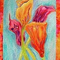Fiber Lilies by Genie Morgan