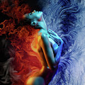 Fire and Ice Digital Art by Lilia D Fire and Ice Digital Art by Lilia D
