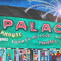 Fireworks at the Palace Painting by Patricia Arroyo Fireworks at the Palace Painting by Patricia Arroyo