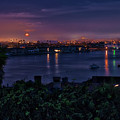 First Moonset of 2018 Photograph by Eddie Yerkish First Moonset of 2018 Photograph by Eddie Yerkish
