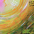 Fish in a Green Sea Mixed Media by April Burton Fish in a Green Sea Mixed Media by April Burton
