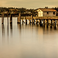 Fishermen Fuel Dock Photograph by Tony Locke Fishermen Fuel Dock Photograph by Tony Locke
