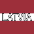 Flag of Latvia Word Digital Art by Roy Pedersen Flag of Latvia Word Digital Art by Roy Pedersen