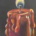 Flaming Hot Painting by Saundra Johnson Flaming Hot Painting by Saundra Johnson