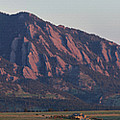 Flatirons and Longs Peak Panorama Photograph by Aaron Spong