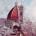 Florence - 16 Painting by AM FineArtPrints Florence - 16 Painting by AM FineArtPrints