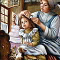Flower in Her Hair Painting by Marie Witte Flower in Her Hair Painting by Marie Witte